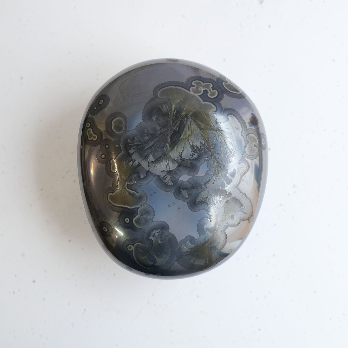 Patère Agate cristallisée (grande)