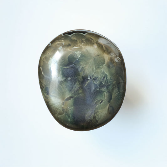 Patère Agate cristallisée (grande)